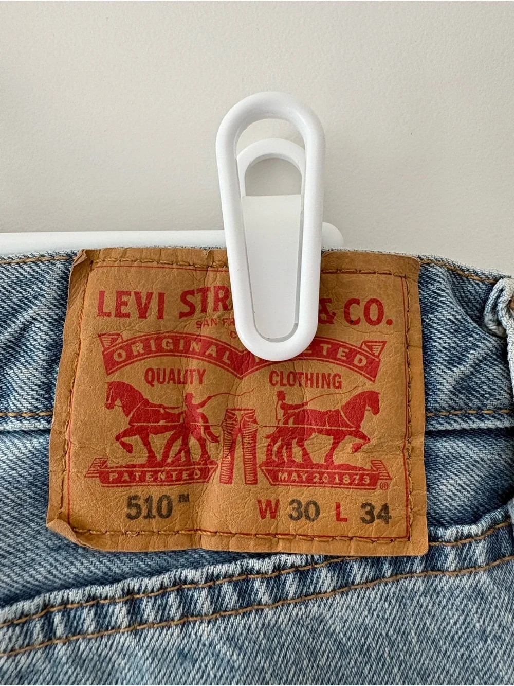 Levi's Light Wash Slim Skinny Jeans